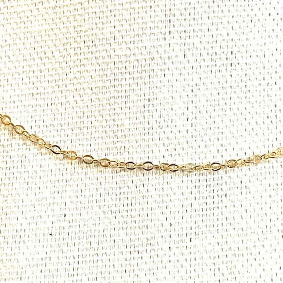 Delicate 14K Yellow Gold Filled Rollo  Link Chain - Picture 6 of 6
